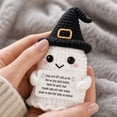 thumbnail image 1 of Halloween Decorations Crochet Ghost Decor for Spooky Season –Stocking Stuffers for Women Men, Gifts for Boyfriend Girlfriend, Unique Christmas Ornaments, Basket Stuffers for Husband Wife A, 1 of 7