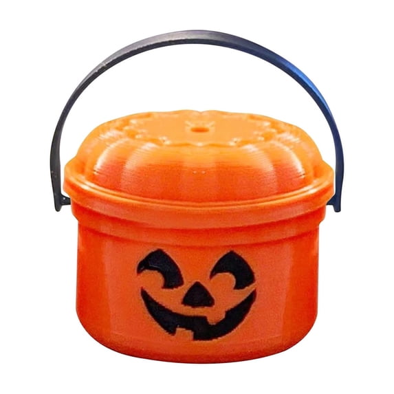 Halloween Decorations Deal 2025!Kyusrd Ghost mini cloth bucket statue, mini nostalgic bucket, candy bowl