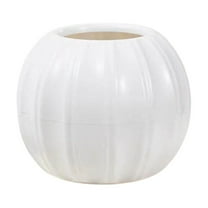 Halloween Decorations Deal 2025!Kyusrd Originality Plastic Flower Pot Imitation Pumpkin Shape Decoration Vase Festive Dress Material Two Halves Splicing