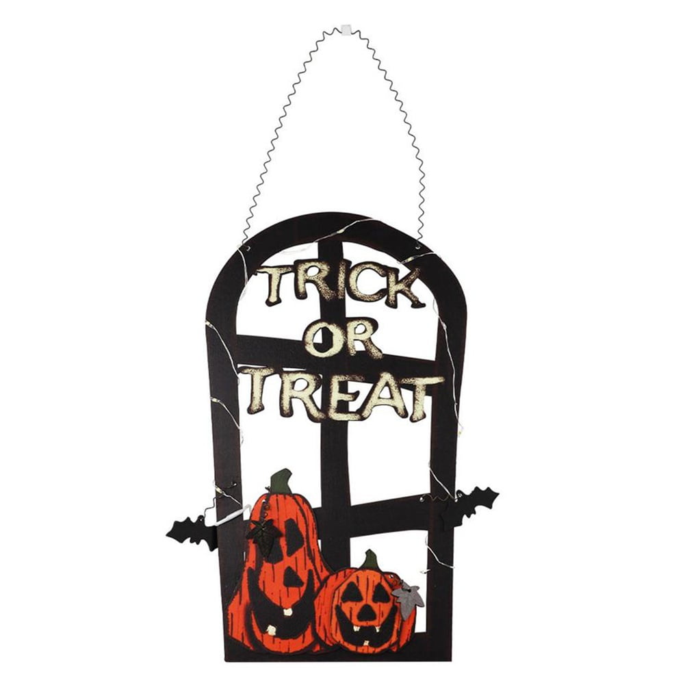 Halloween Decorations Door Hanging Sign, Halloween Front Door