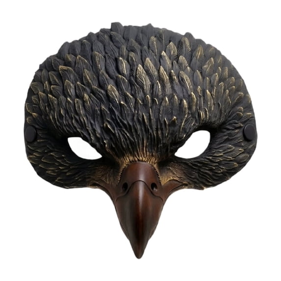Halloween Decorations Eagle Mask, Animal Face Mask Costume Accessory for Halloween Party Festival Event Decoration, Bird Theme Mask Prop for Holiday Celebration and Themed Display