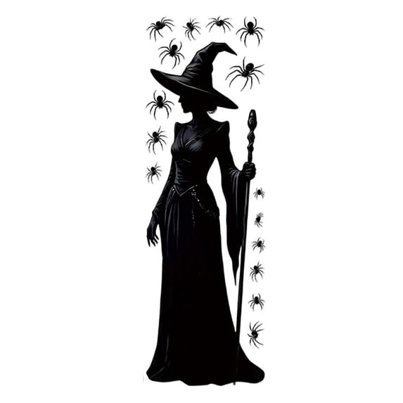 Halloween Decorations Extra Large Halloween Witch Window Stickers Bat Decals For Creepy Party In Living Room Bedroom Stickers 2026