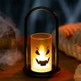 thumbnail image 1 of Halloween Decorations Flickering Flameless Candles with Remote,Acrylic LED Candles with Embedded Star String,Battery Operated Candle,for Home and Holiday Decoration, 1 of 7