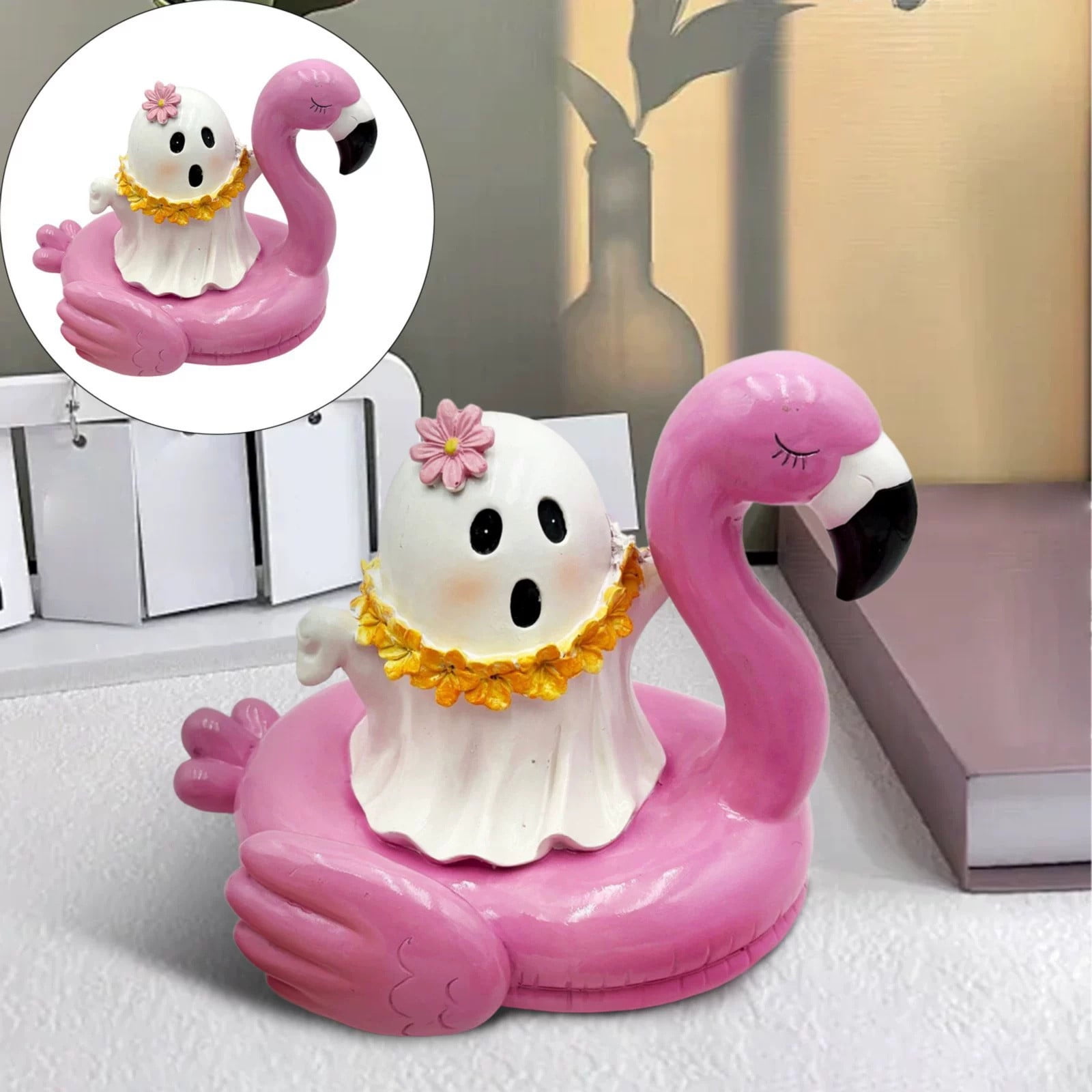 Halloween Decorations: Ghost Decor Indoor/Outdoor, Miniature Resin ...