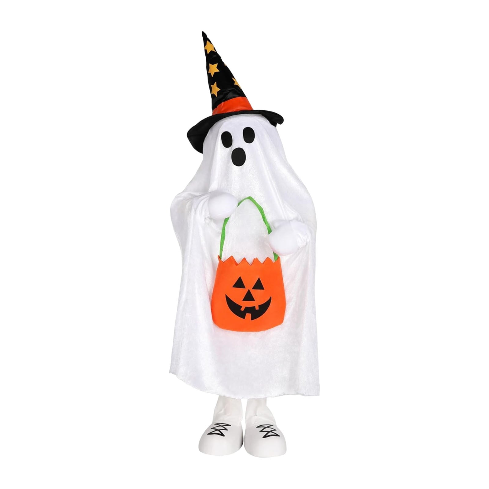 Halloween Decorations Ghost Figurine Table Decor Ghost Holding Candy ...