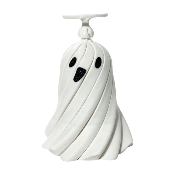 Halloween Decorations, Ghost Pumpkin Wizard Incense Holder, Printed Backflow Resin Burner, Spooky Halloween Desktop Ornament Gift