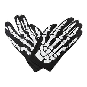 Decorations Accessories Gloves Full Finger Skeleton Pattern Gloves Gloves