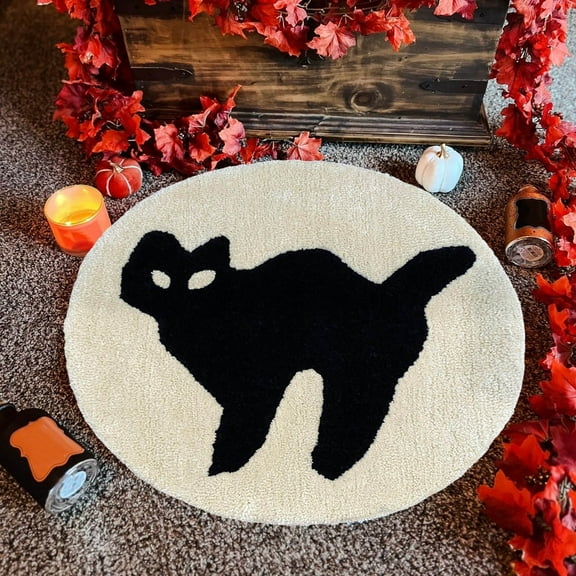Halloween Decorations, Halloween Cookie Rug Holiday Rug Welcome Rug Party Polyester Rug