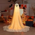 thumbnail image 1 of Halloween Decorations - Halloween Decorations Outdoor - Large Light-Up Spooky Ghosts with LED Light - Scary Standing Ghosts Decor for Indoor Home Front Porch Yard Party(Warm White), 1 of 6