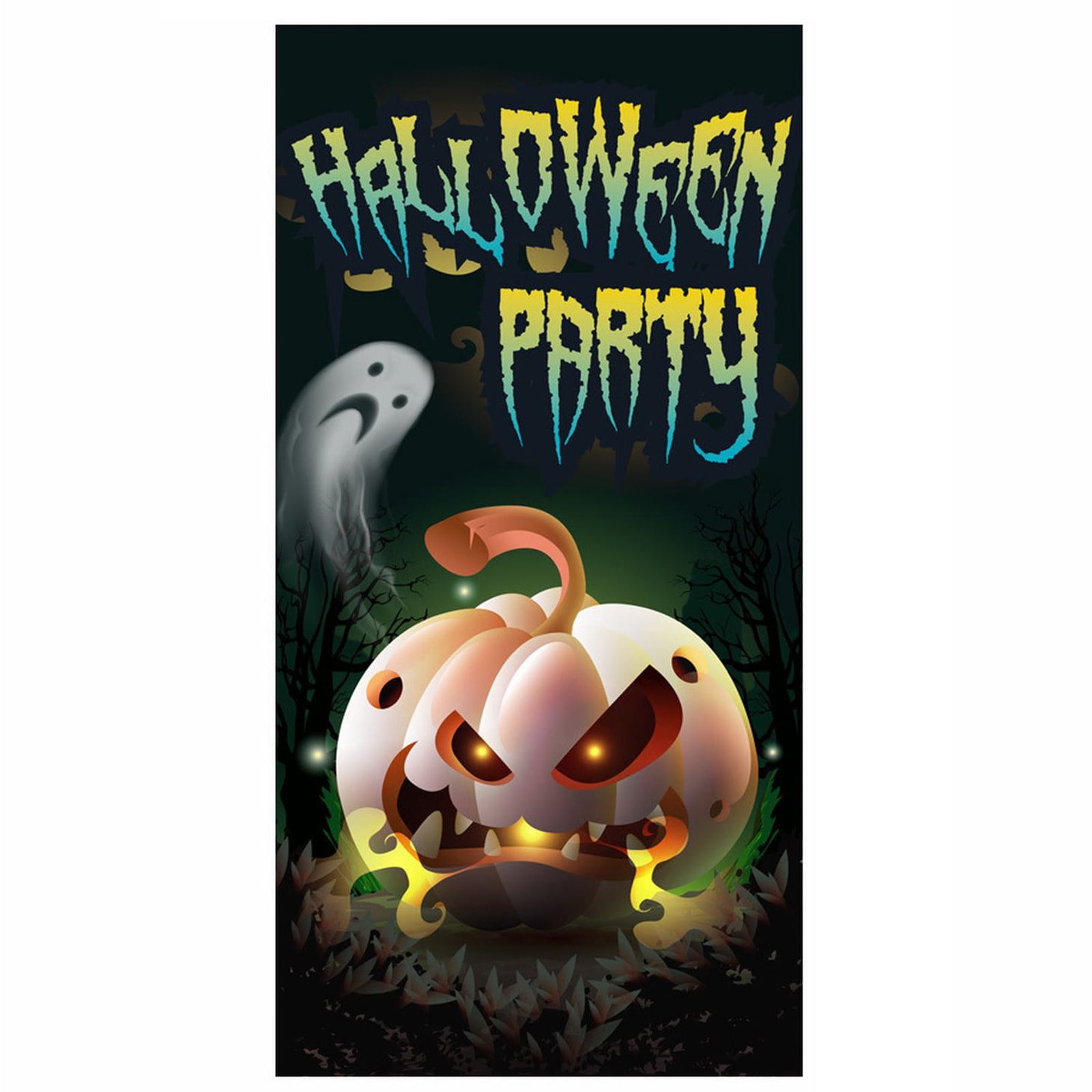 Halloween Decorations,Halloween Door Decorations Banner Happy Halloween
