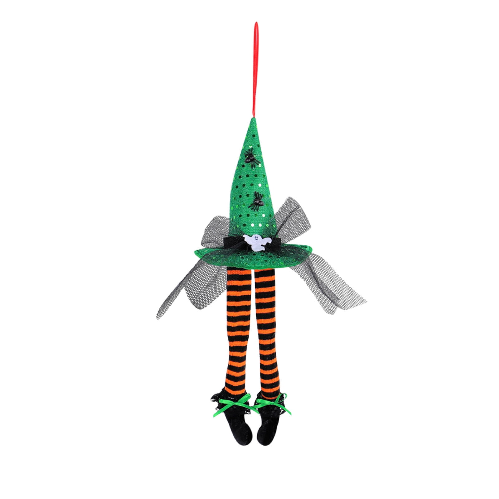 Halloween Decorations Halloween Happy Sign Decoration Witch Legs Hat ...