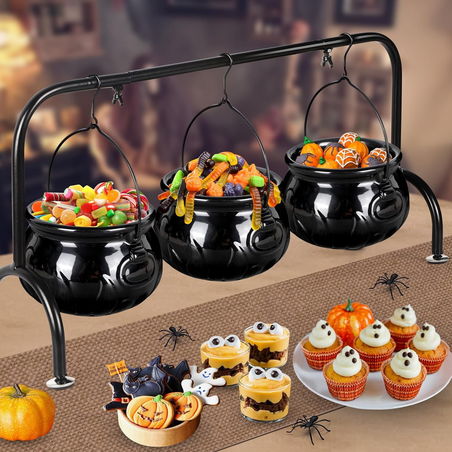 Halloween Decorations Halloween Party Decorations - 3 Ceramic Witches
