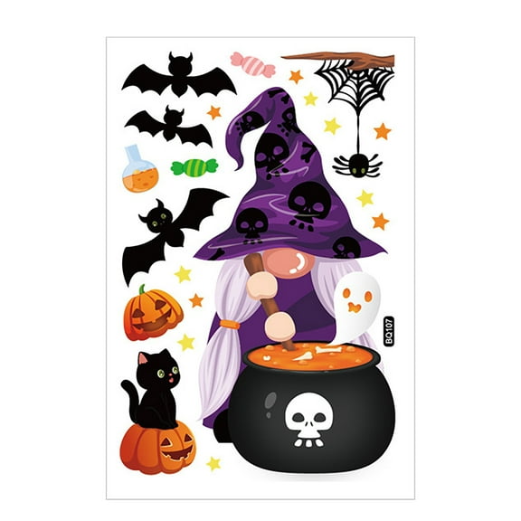 Halloween Decorations Halloween Window Clings Halloween Party Decoration Window Glass Decals Stickers for Halloween Party Supplies