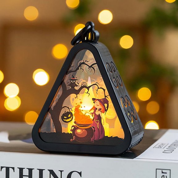 Halloween Decorations Handheld Pumpkin Lantern Halloween Small Gifts Halloween Desktop Ornaments Decoration Props