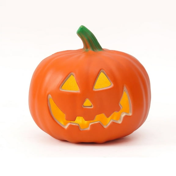 Halloween Decorations Hollow-Carved Pumpkin Lantern Light Set, LED Scene Layout Display Prop, Indoor Party Tabletop Decor for Home Holiday Atmosphere