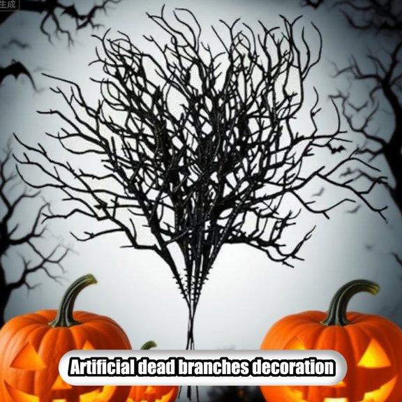 Halloween Decorations for Indoor,10pcs Simulation Of Dead Plant Branches Accessories Halloween Dead Branches Scene Layout Flower Arrangement Ornaments