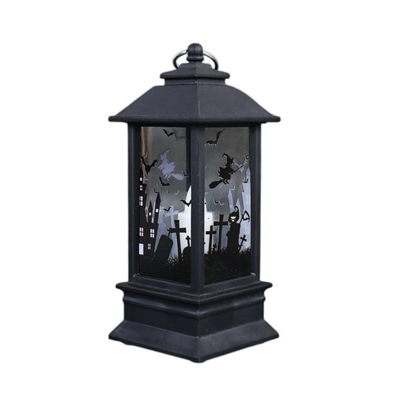 Halloween Decorations Indoor, 5x2in Decorative Haunted House Candle Lantern, Hanging Spooky Halloween Lanterns for Outdoor Home Room Door Party Decor