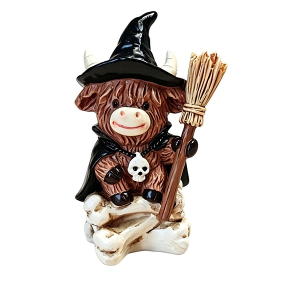 Halloween Decorations Indoor,Elegant Desktop Ornament Home Tabletop Figurine Resin Sculpture,Halloween Decor