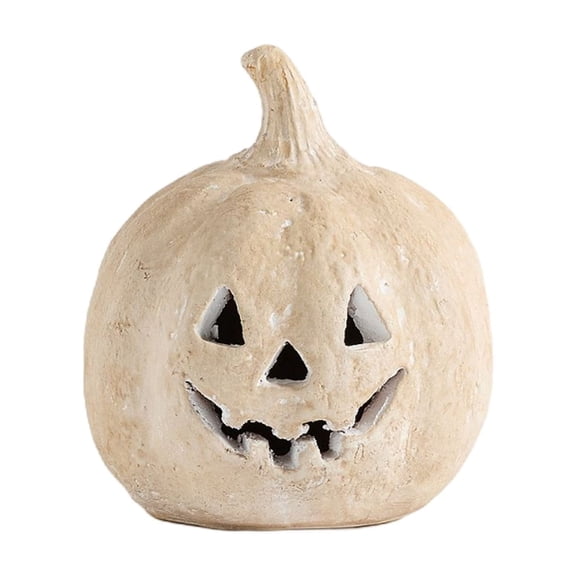 Halloween Decorations Indoor Handmade Terracotta Pumpkin A Hallowmas Lantern For Porch Festivities & Fall Decorations For Home