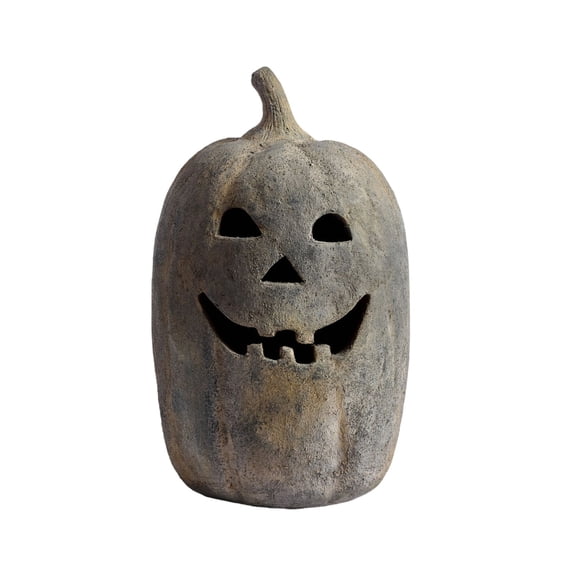 Halloween Decorations Indoor Handmade Terracotta Pumpkin A Hallowmas Handcrafted Terracotta Jack O'-Lantern For Porch Festivities & Fall Decorations For Home