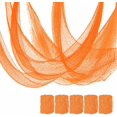 thumbnail image 1 of Halloween Decorations Indoor Outdoor,72 x 30 Inch 5 Pack Halloween Saffron Gauze Creepy Cloth Fabric Tapestry Decor,Spooky Halloween Decor for Home Wall Party Table Yard Haunted House, 1 of 10