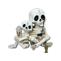 Halloween Decorations Indoor Outdoor - Fishing Skeleton Ornament - Halloween Decorations Props Hanging Grim With Creepy Expressions Hanging Indoor And Outdoor Halloween
