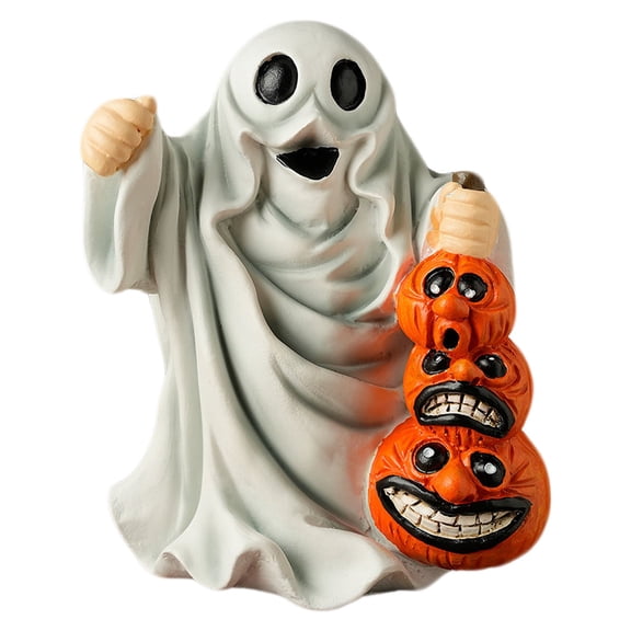 Halloween Decorations Indoor Outdoor - Ornament - Halloween Decoration Holiday Queuing Scary Creative Decorative Ornament (White 3.8In*4.8In)