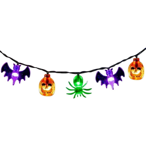 Halloween Decorations Indoor Outdoor - Pumpkin Lantern - Halloween Pumpkin String Lights Battery Operated Halloween Decorations Outdoor Indoor Halloween Party Decor (Warm Light)