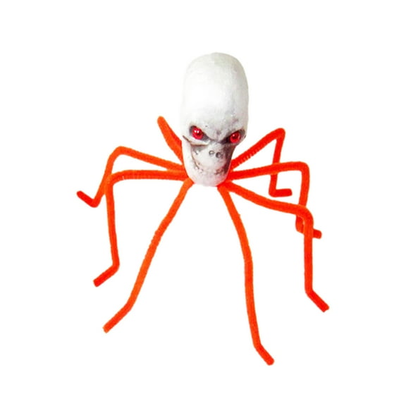 Halloween Decorations Indoor Spider, Hwkond Ghost Head Spider Scary Layout Props Holiday Party Supplies Halloween Decorations