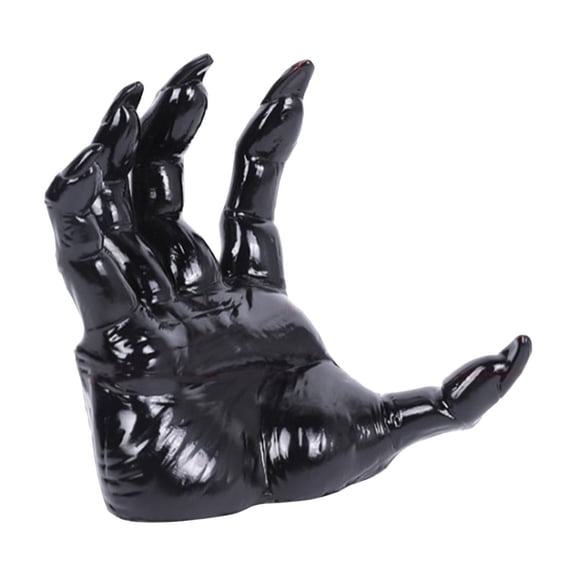 Halloween Decorations Indoor, Wall Mounted Creepy Reaching Hands with Lighted Candles, Hand Horror Decorations Aesthetic Goth Gothic Hanging Wall Art Home, Sculpture Prop