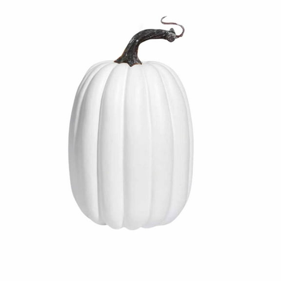 Halloween Decorations Large White Pumpkins for Decorating Big Foam Decorative Pumpkin for Fall Decoration,Paintable Artificial Pumpkins Perfect for Halloween Thanksgiving Decor