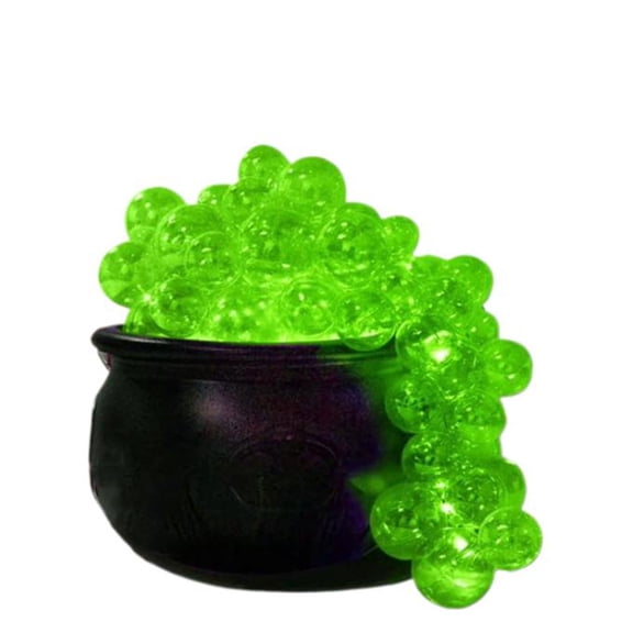 Halloween Decorations Large Witches Cauldron with Lights Black Candy Bowl Spooky Decor for Home Kitchen Room Party Table, Glowing Witch Cauldron,5.7 Inch