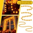 thumbnail image 1 of Halloween Decorations Lights, Fairy String Lights, Dia de Los Muertos Decorations, Flower Garland Decorations, 236 Inch 6M Full Length 40 Orange Marigold Led Lights, Usb Powered, 1 of 6