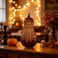 thumbnail image 1 of Halloween Lamp Decorations, 2026 New Pumpkin Light with Timer, Cute LED Pumpkin Figurine, Sparkling Night Glass Pumpkins Lamp for Shelf Mantel Fireplace Party Indoor Outdoor Fall Holiday Decor, 1 of 6
