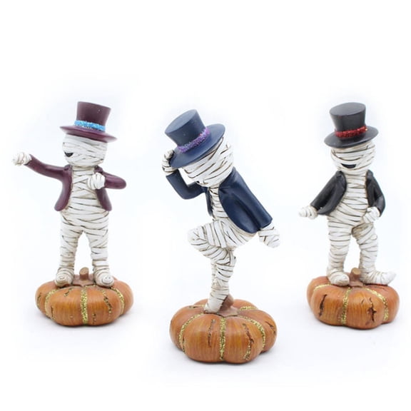Halloween Decorations Music And Dance Mummy Statues Children's Toys In Car Interesting And Durable