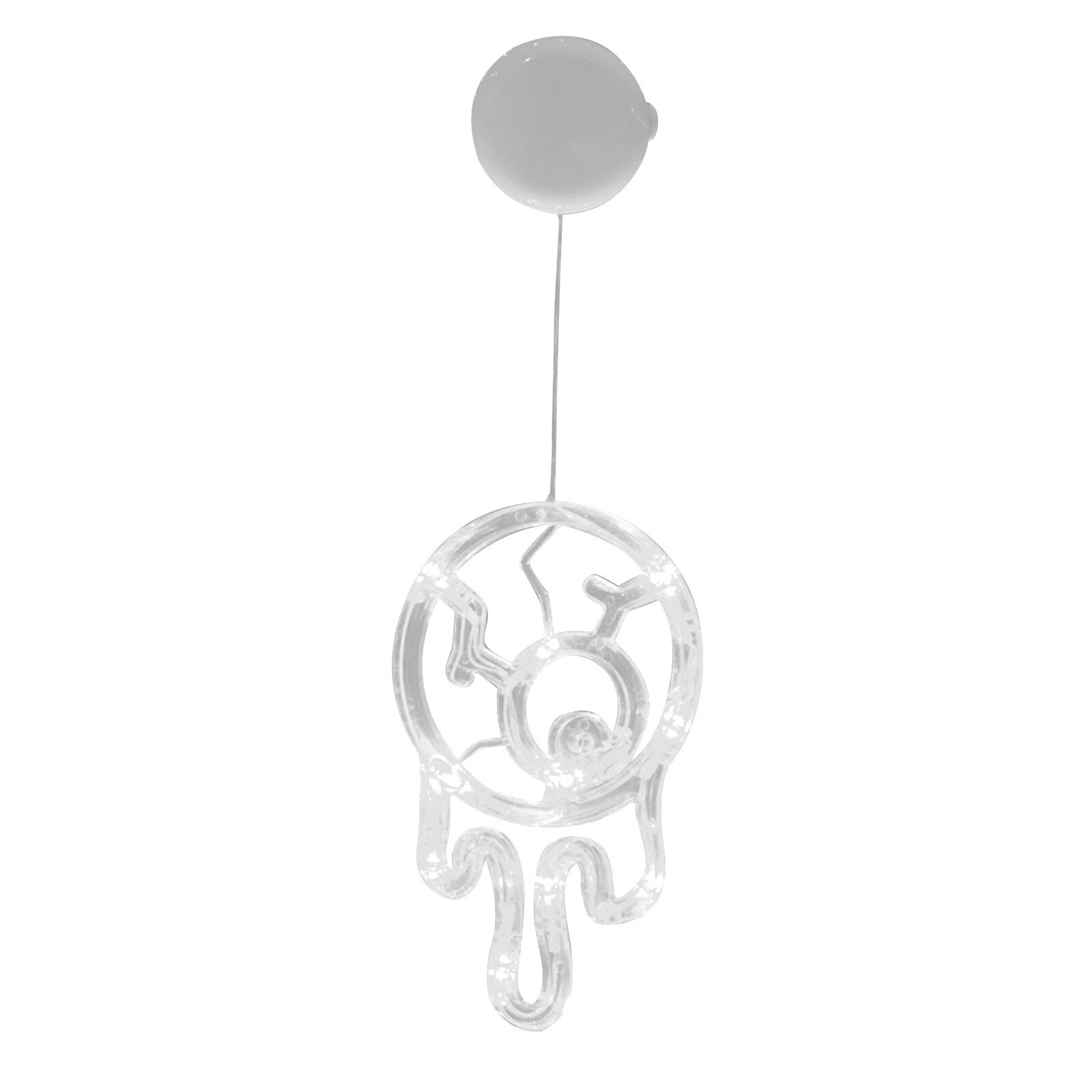 Halloween Decorations Orange Pumpkin Purple Bat Halloween Window Lights