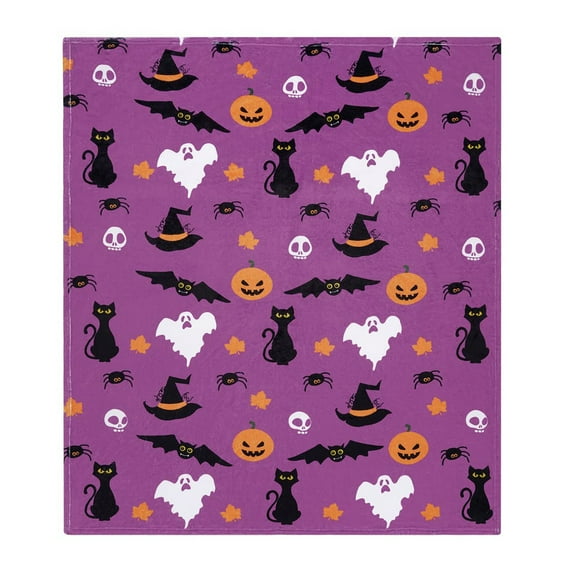 Halloween Decorations Outdoor 2024 NEW Halloween Pumpkin Pattern Blanket-Upgraded Version