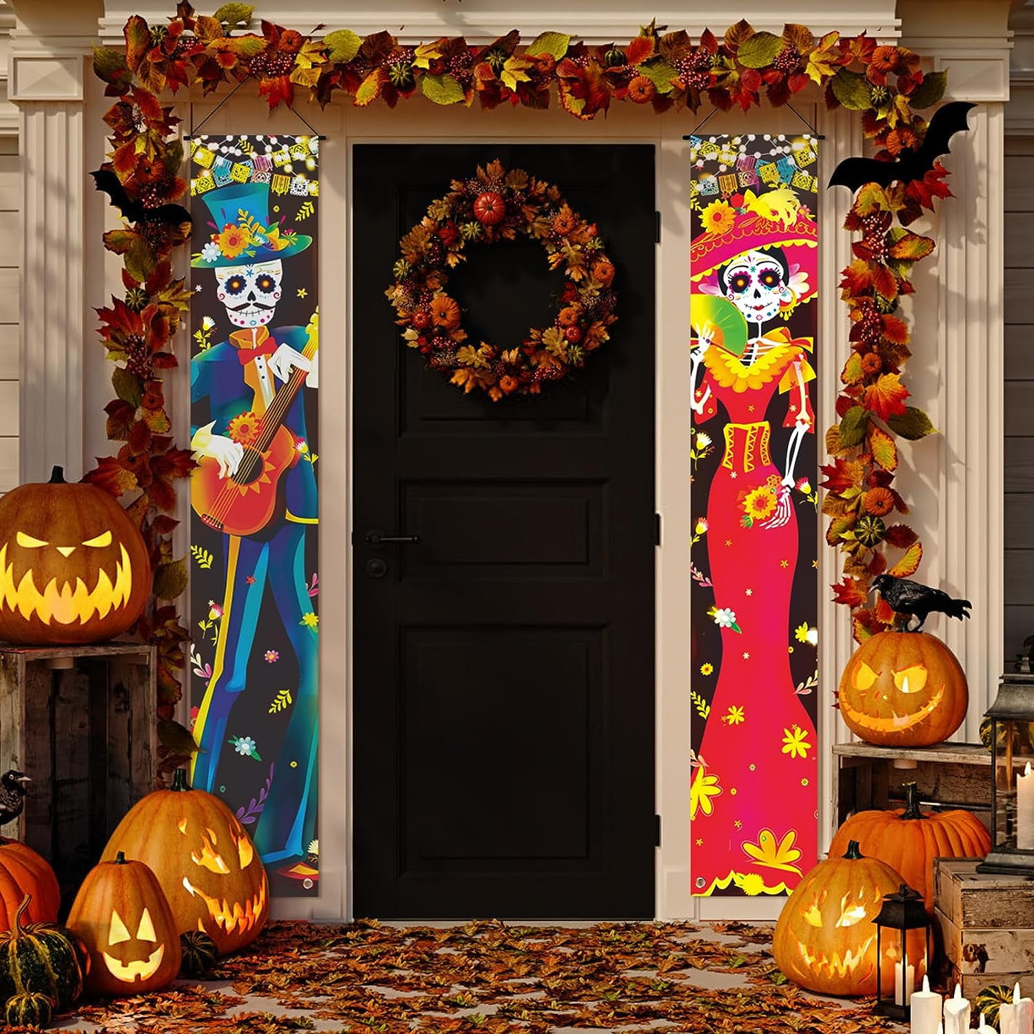 Halloween Decorations Outdoor,Dia De Los Muertos/Day of The Dead ...