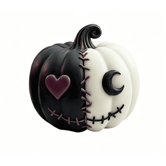 Halloween Decorations Outdoor Gothic Halloween Pumpkin Figurine for Desktop Decoration Resin Jack Skellington Style Ornament Home Décor Novelty