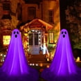 thumbnail image 1 of Halloween Decorations Outdoor Indoor, Light Up Ghost-Lighted Spooky Ghost Decor with LED Lights for Home Outside Porch Garden Yard Lawn Party Decorations, 1 of 5