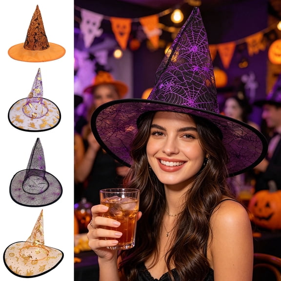 Halloween Decorations Outdoor Solar Crashing Witch Into Tree Large Flying Witch Yard Decor with 8 Lighting Modes for Garden Patio Porch(One Light)