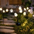 thumbnail image 1 of Halloween Decorations Outdoor Solar Lights, Halloween Lights Outdoor Solar Lights Waterproof with LED Ghosts Bats Spiders Pumpkin Light, 8 Modes Solar Pathway Lights for Halloween's Decor, 1 of 6