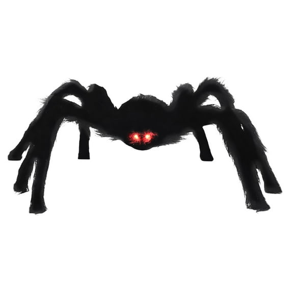 Halloween Decorations Outdoor Spider, Hwkond Halloween Glowing Spider Outdoor Party Spider Decoration Ghosts Festival Decoration Tricky Props Plush Big Spider