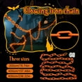 thumbnail image 1 of Halloween Decorations Outdoor String Lights - 13 Ft LED Waterproof Chain String Lights,Battery Powered Lights String, Creepy Halloween Decorations for Garden & Home, 1 of 8