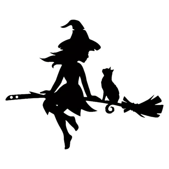 Halloween Decorations Outdoor Witch Metal Stake Yard Art for Garden Party Tree Ornament