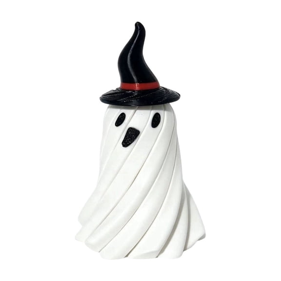 Halloween Decorations, Printed Incense Holder Ghost Pumpkin Wizard, Backflow Resin Burner for Home, Spooky Desktop Ornament for Halloween Party