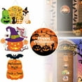 Halloween Decorations Halloween Pumpkin Bat Round Door Hanger Sign