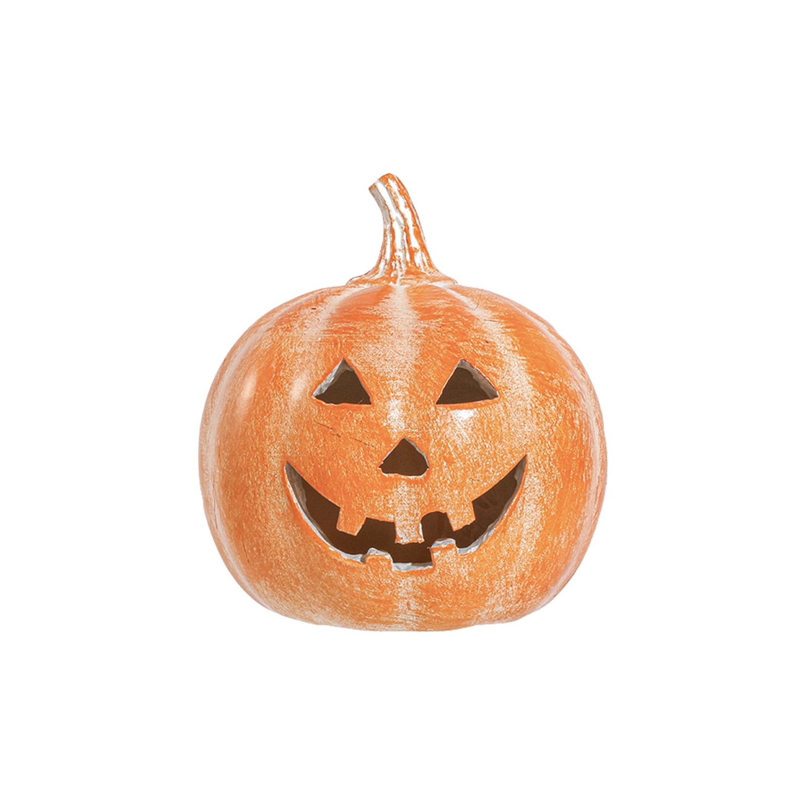Halloween Decorations Pumpkin Light Up Vintage Style Resin Jack O