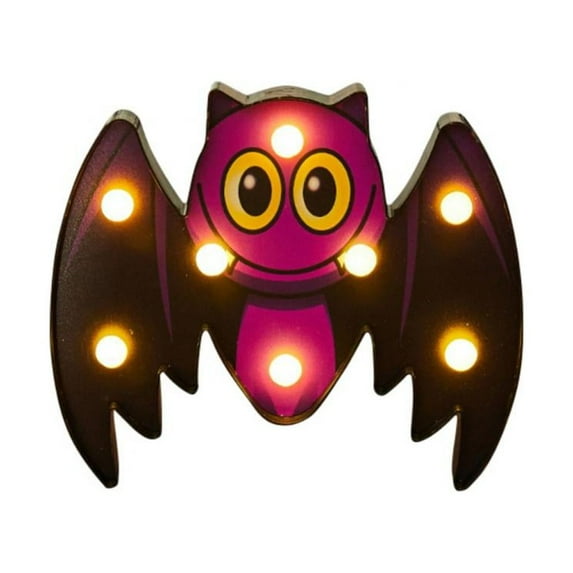 Halloween Decorations Pumpkin Lights Spider Bat Ghost LED Night Light Creative Decorative Table Lamp Halloween Ornaments for Home Party Decoration