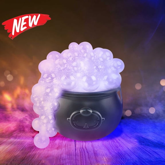 Halloween Decorations Savings, Halloween Decoration Bubble Cauldron Set, Halloween Indoor Decor with Prop, Party Atmosphere Decoration, Plastic, Assorted, Remote Control, Standard Size